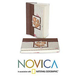Saa Paper 'Autumn Heart' Address Book and Notebook (Thailand)