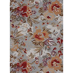 Hand-hooked Charlotte Mist Rug (7'6 x 9'6)