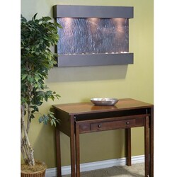 Adagio Reflection Creek Antique Bronze Wall-mounted Water Feature 