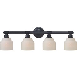 Carlton Collection 4-light Bronze Bath Sconce