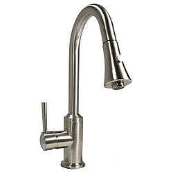 Bona Pull-down Brushed Nickel Kitchen Faucet