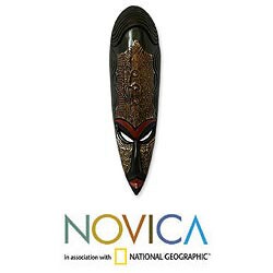 Sese Wood 'Sande Woman' Africa Mask (Ghana)