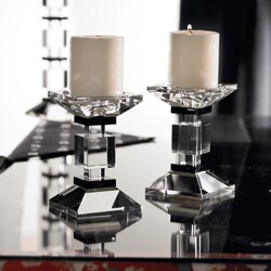 Cambridge Crystal Candle Holders (Set of 2)