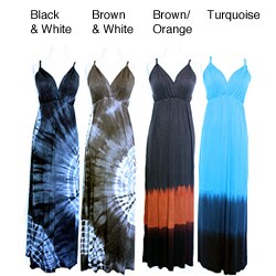 Rayon Tie-dye Long Maxi Dress (Nepal)