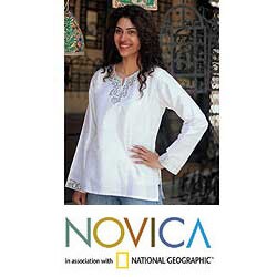 Beaded Silk 'Princess' Blouse (India)