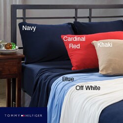 Tommy Hilfiger Solid Jersey Knit Sheet Sets