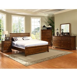 Chateau Luxe Birch Wood 4-piece Queen-size Bedroom Set 