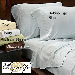 Silk Dreams Mulberry California King-size Sandwashed Habotai Luxury Silk 1200 Thread Count Sheet Set