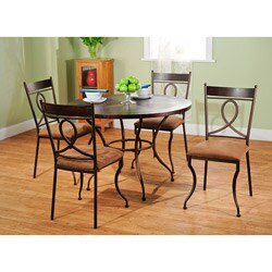 Elsa 5-piece Metal Dining Set