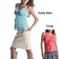 Lilac Clothing Women's Maternity Ruffle Tank