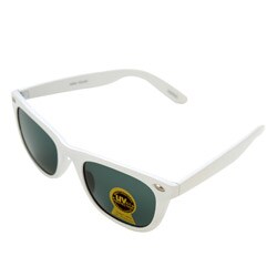 Unisex White Fashion Sunglasses
