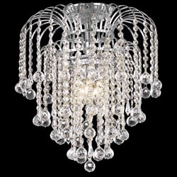 Crystal 4-light Chrome Chandelier 