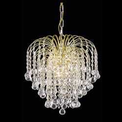 Crystal 4-light Gold Chandelier