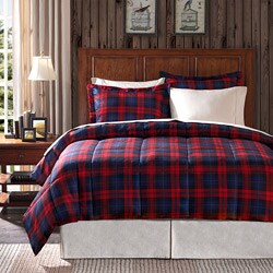 Premier Comfort Ashland Plaid Full/ Queen-size Down Alternative Comforter Set