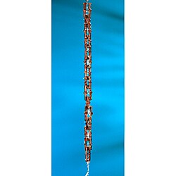 Good Directions Rustic Aluminum Bamboo Link Rain Chains (Set of 2)