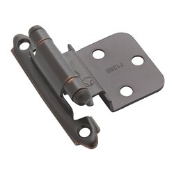 Amerock Oil Rubbed Bronze 0.375-inch Offset Face Mount Self-closing Hinges (Pack of 10)