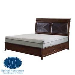 Spinal Response Aloe 11-inch Twin-size Smooth Top Memory Foam Mattress 