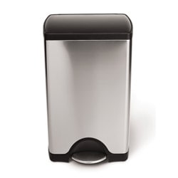 Simplehuman 10-gal Brushed Steel Step Trash Can