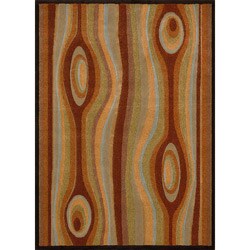 Albus Oak Geometric Rug (3'9 x 5'6)