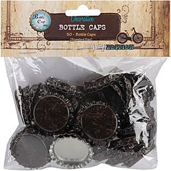 Vintage Collection Standard 1-inch Antique Gold Bottle Caps (Pack of 50)