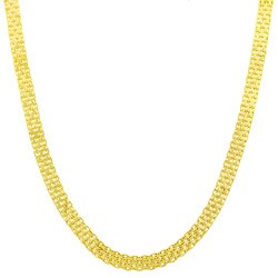 14k Yellow Gold 18-inch Bismark Chain