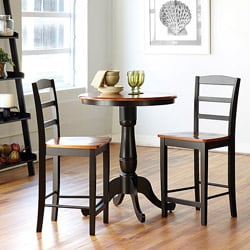 Madrid Counter Stool 3-piece Dining Set