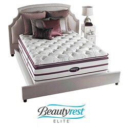Beautyrest Elite Plato Plush Firm Super Pillow Top Cal King-size Mattress Set