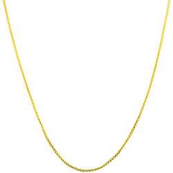 Fremada 14k Yellow Gold Round Wheat Chain (16-24 inch)