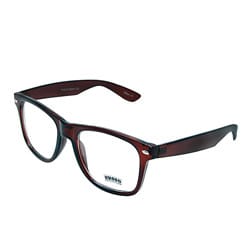 Unisex Noir Brown Fashion Glasses