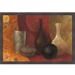 Albena Hristova 'Patterned Vessels' Framed Print Art