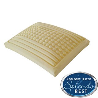 Splendorest 'Perfect' Dots and Stripes Gusseted Memory Foam Pillow