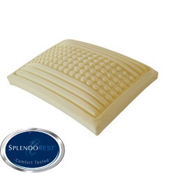 Splendorest 'Perfect' Grid Zone Gusseted Memory Foam Pillow