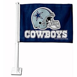 Dallas Cowboys 19-inch Car Flag
