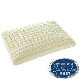 Splendorest 'Perfect' Dots and Stripes Traditional-shape Memory Foam Pillow