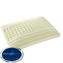 Splendorest 'Perfect' Grid Zone Traditional-shape Memory Foam Pillow