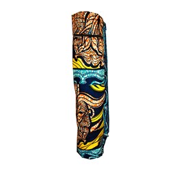 Cotton Wax-printed Tulip Yoga Bag (Rwanda)