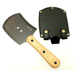 Defender Full Tang Wood Handle Camping Axe/Shovel 