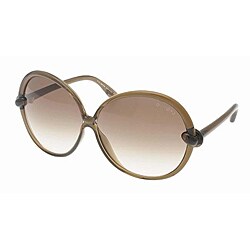 Tom Ford TF164 Nicole 48F Transparent Brown Fashion Sunglasses