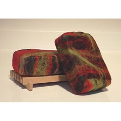 Softwater Soapworks Patchouli Felted Soap Bar