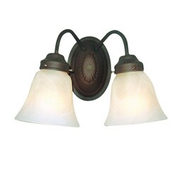 Woodbridge Lighting Ridgemont 2-light Bronze Bath Sconce