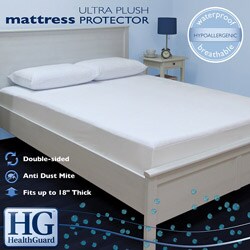 HealthGuard Bed Protector Ultra Plush Queen-size Mattress Protector