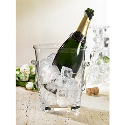 Crystal Clear 85.4-oz Clear Glass Ice Bucket