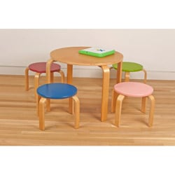 Kid's Table and Four Stool Set