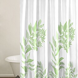 City Scene Tokyo Leaf Shower Curtain