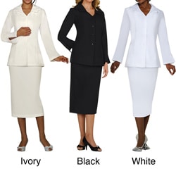 Divine Apparel Plus Size Classic Skirt Suit