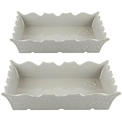 Appolia French Ceramic Sea Salt 2-piece Bakeware Set