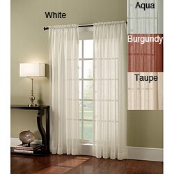 Crushed Lurex Stripe 95-inch Curtain Panel