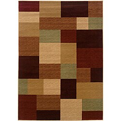 Multi-color Geometric Area Rug (9'2 x 12'5)