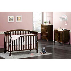 DaVinci Thompson 4-in-1 Crib with Toddler Rail in Coffee