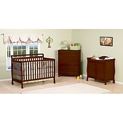 DaVinci Charleston 4-in-1 Crib with Toddler Rail in Coffee